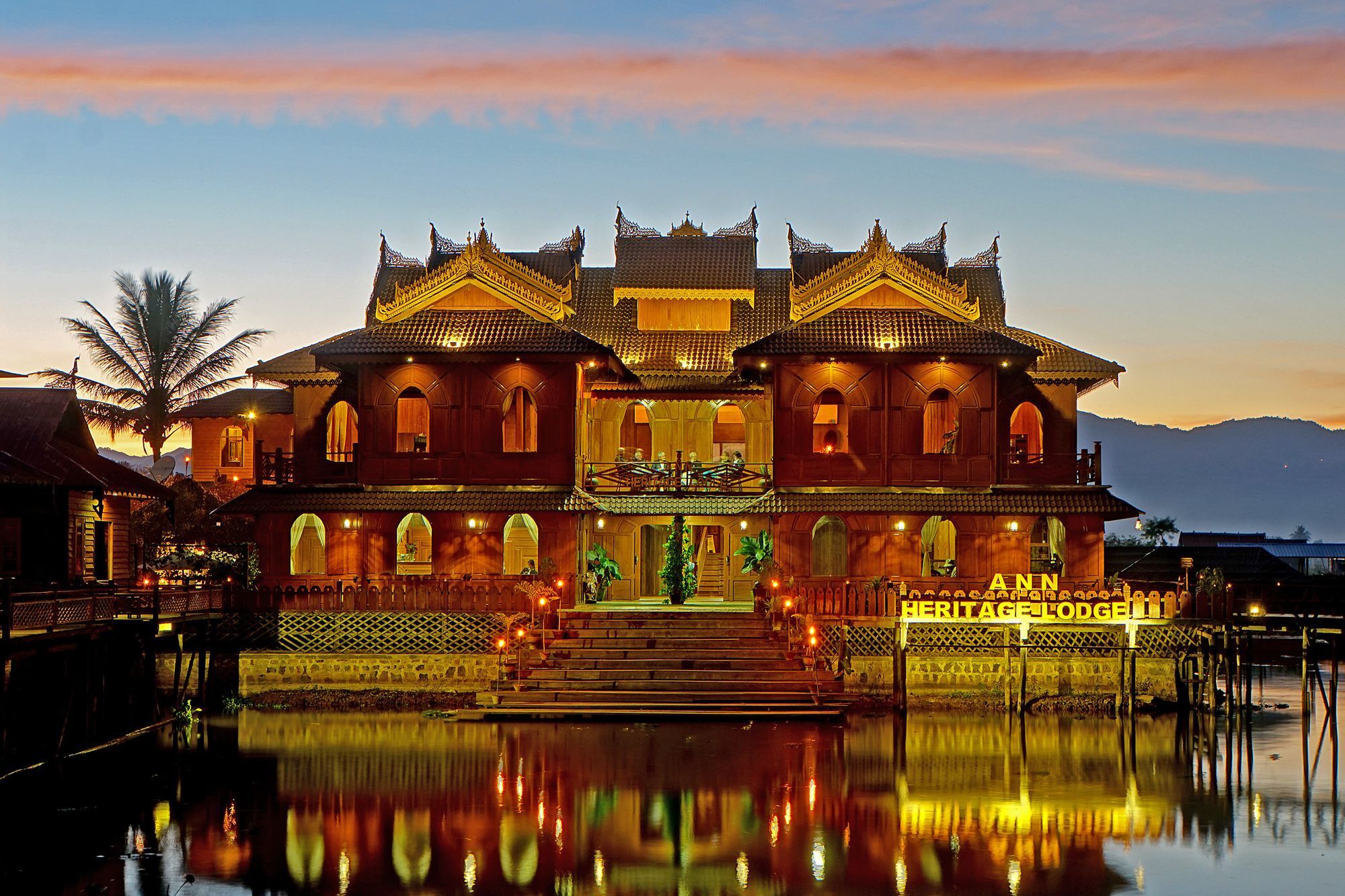 Ann Heritage Lodge Inle Lake Exterior foto